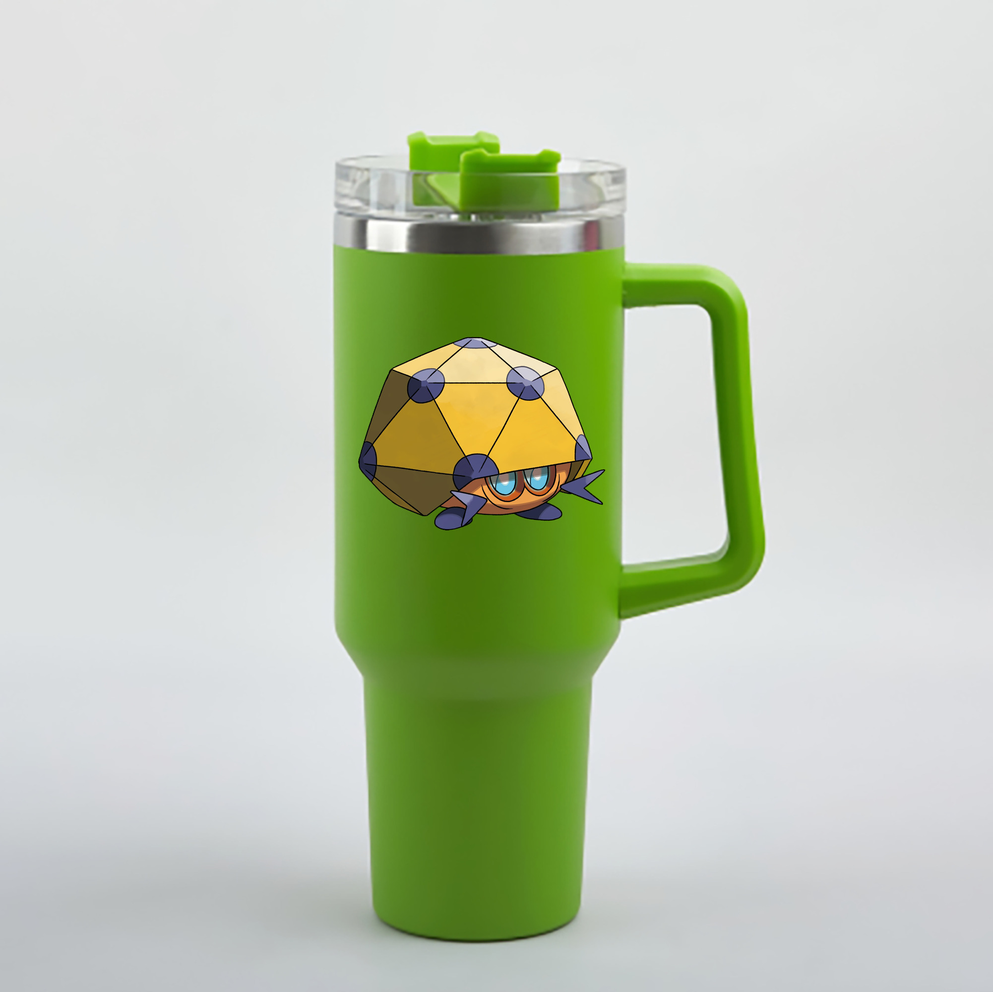 （画像用） ポケットモンスター Pokémon 1200mL車用タンブラー - クリスタルステッカー（プラスチックストロー付き）
